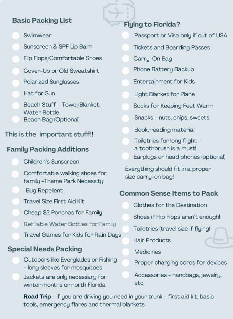 Ultimate List of Travel Items - Make Memories, Not Mistakes 2 Packing list of travel items -